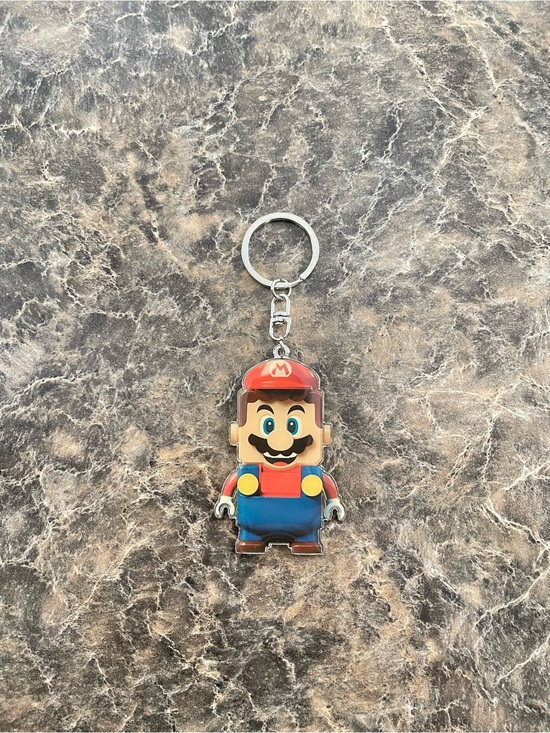 Lego Accessories - Lego Super Mario Metal Keychain